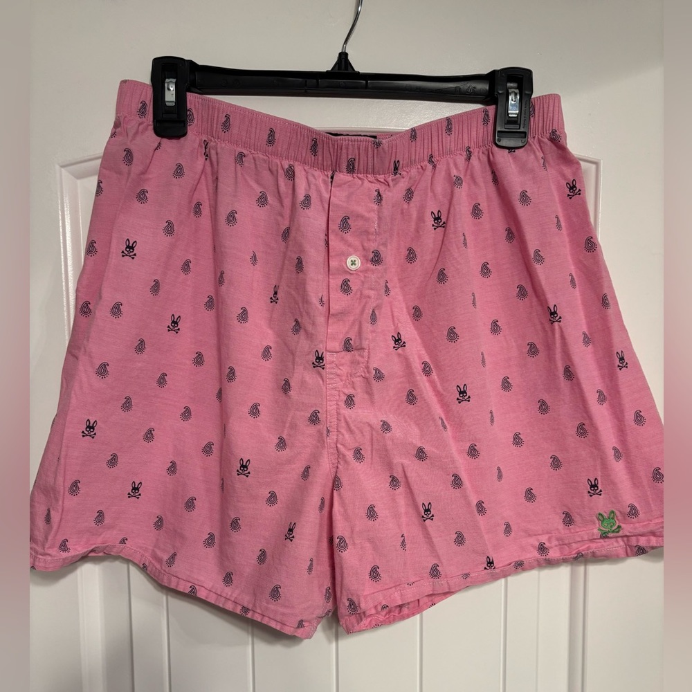 Men’s Psycho Bunny Boxer Shorts, Large